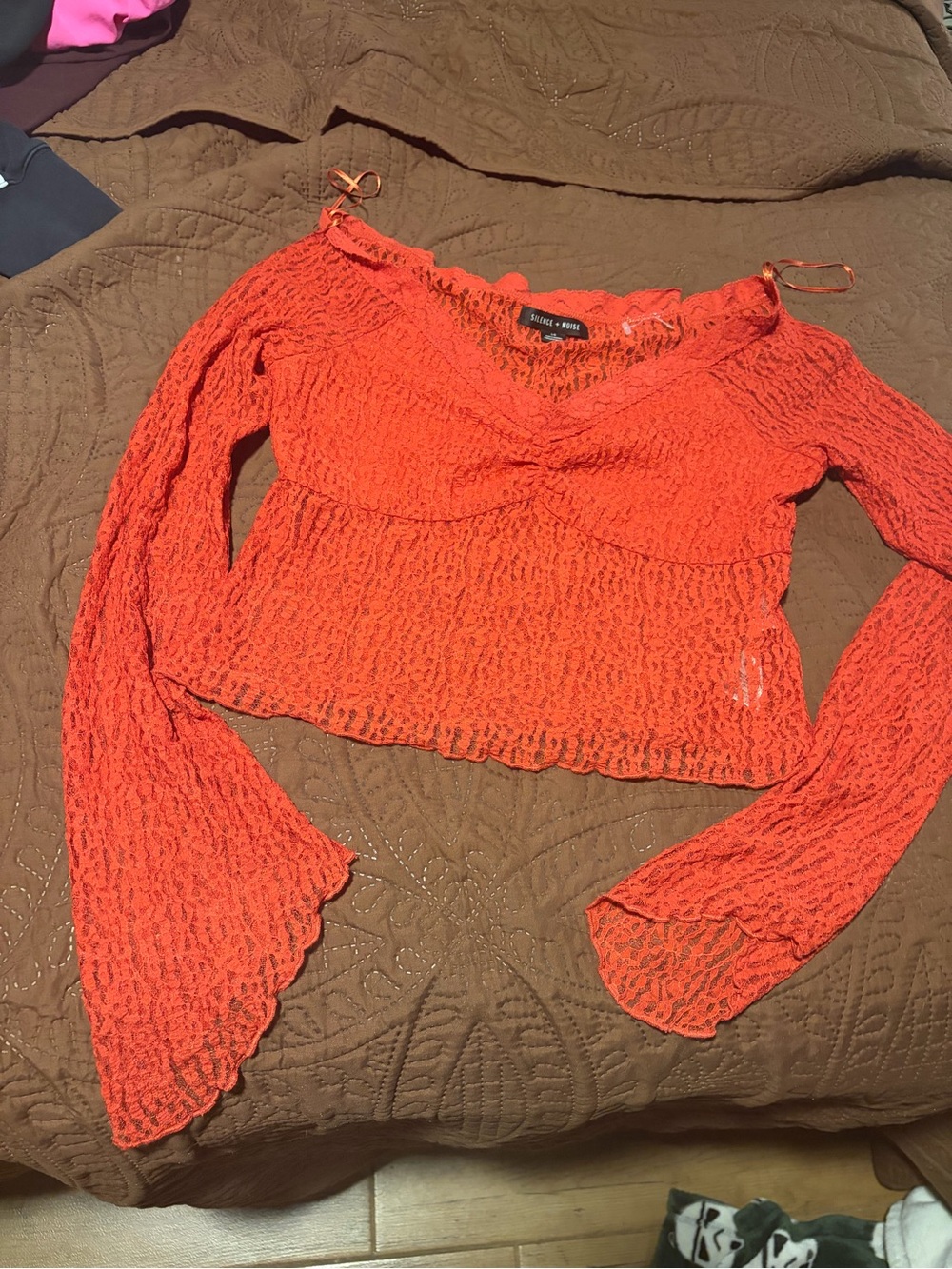 Silence+Noise lace top